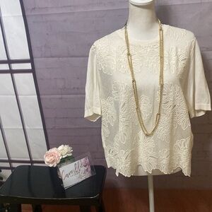 Loft Lace Front Palm Leaf Top